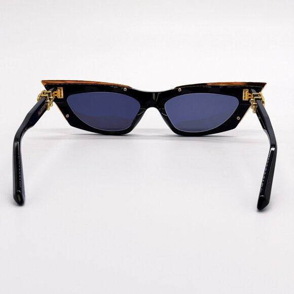 NEW VALENTINO V-GOLDCUT-I VLS-113A WOMEN BLACK SUNGLASSES VALENTINO - Picture 9 of 13